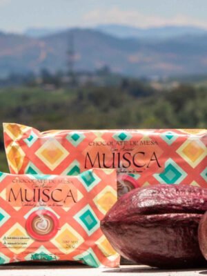 Chocolate de taza gourmet endulzado con azúcar