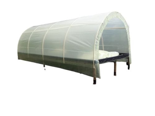 marquesina de secado para cacao