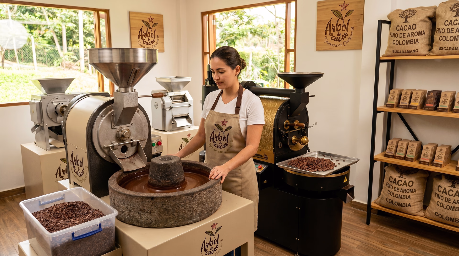 Maquinaria para Chocolatería Artesanal - Guía Completa por Líneas de Producción Bean to Bar